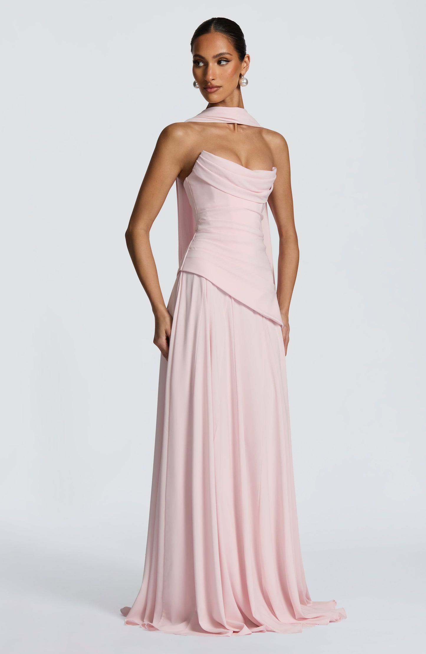 Mila Scarf - Blush
