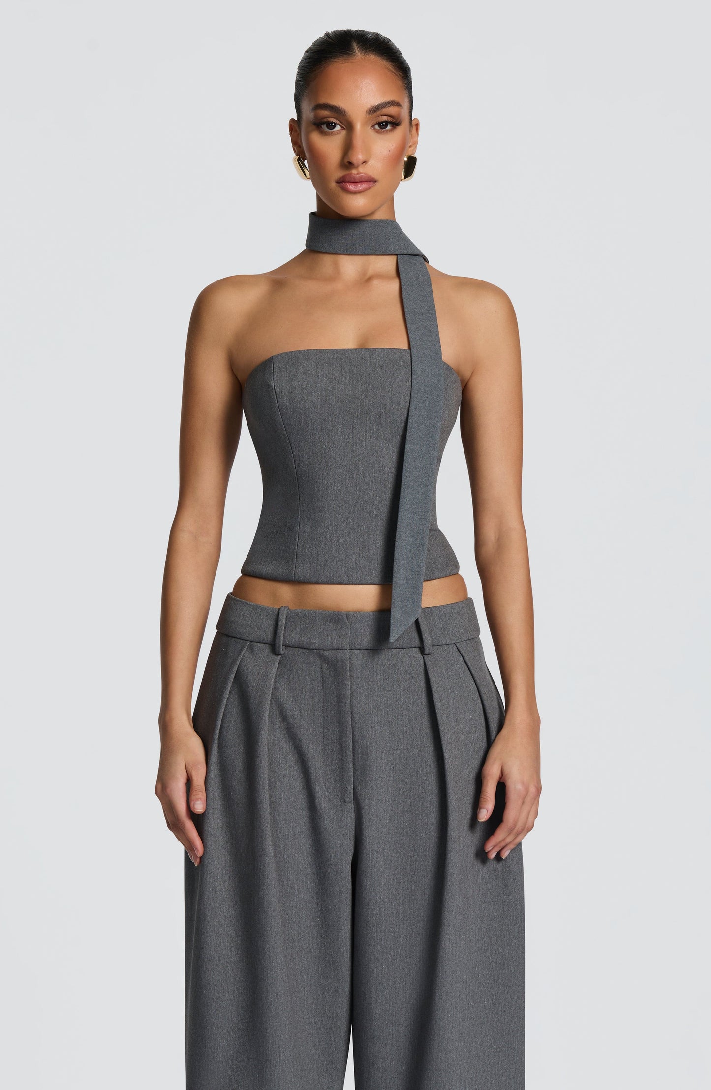 Vinnie Scarf - Grey Marl